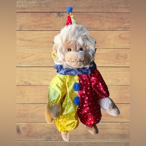 Vintage Russ Clown Monkey, Circus Mungo, Luv-Pets, 1979 - WITH TAG